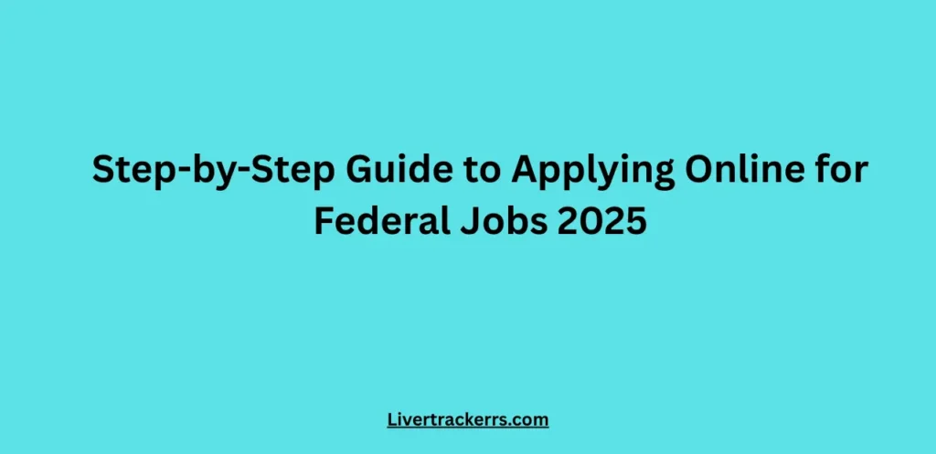 Step-by-Step Guide to Applying Online for Federal Jobs 2025